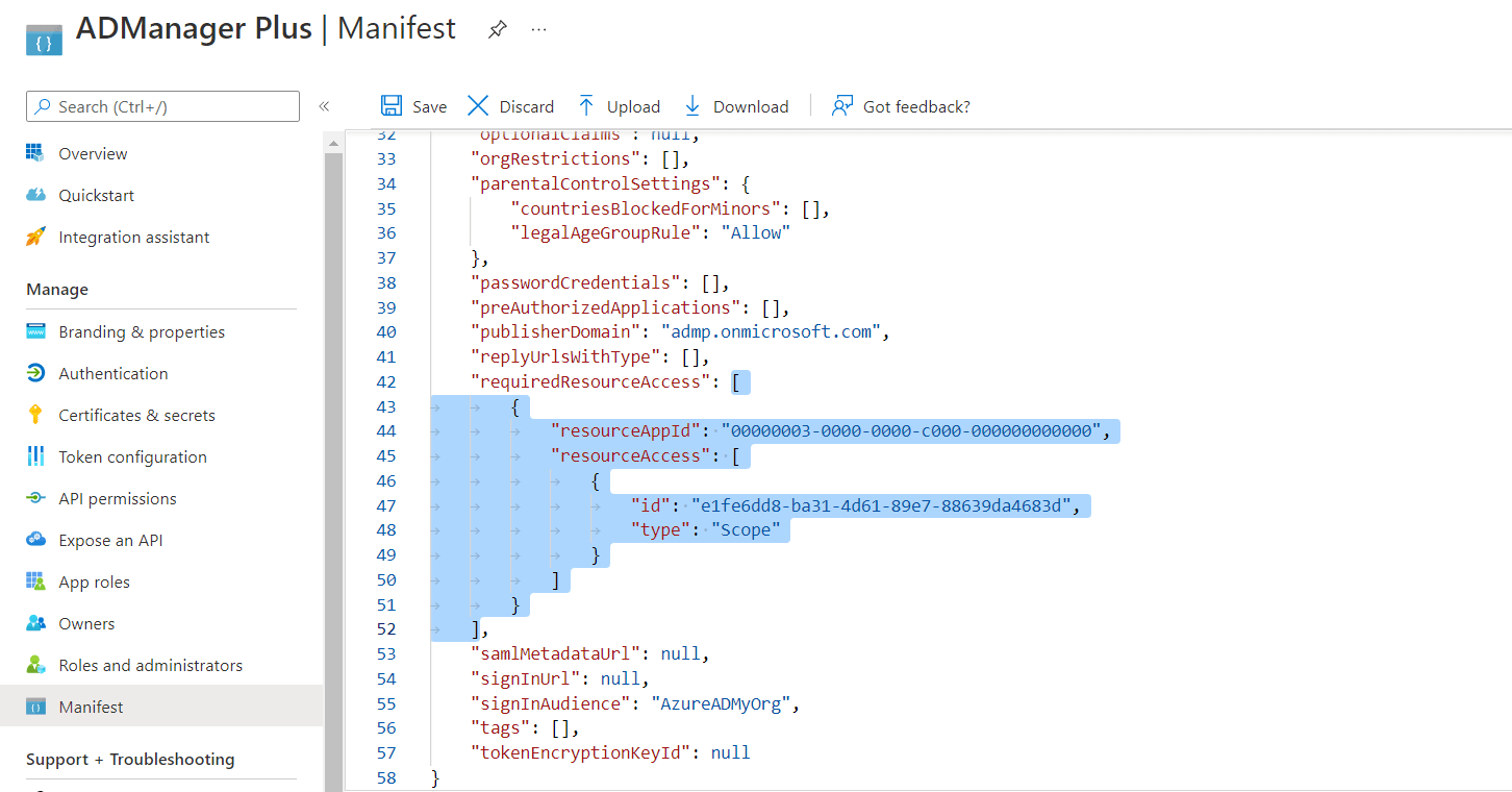 Configuring Rest API