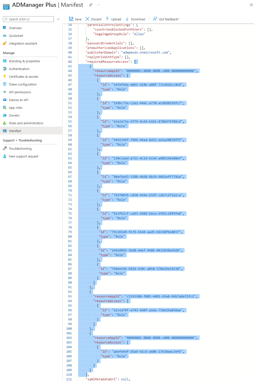 Configuring Rest API