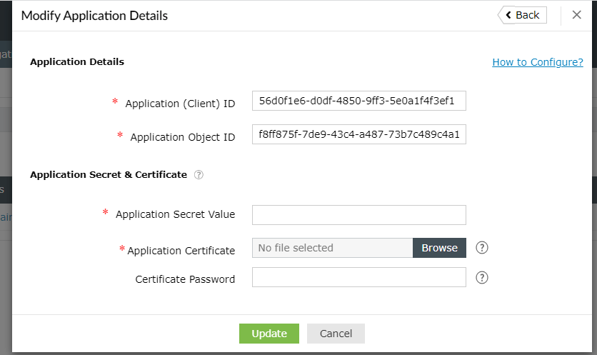 Client Secret missing in Azure Active Directory